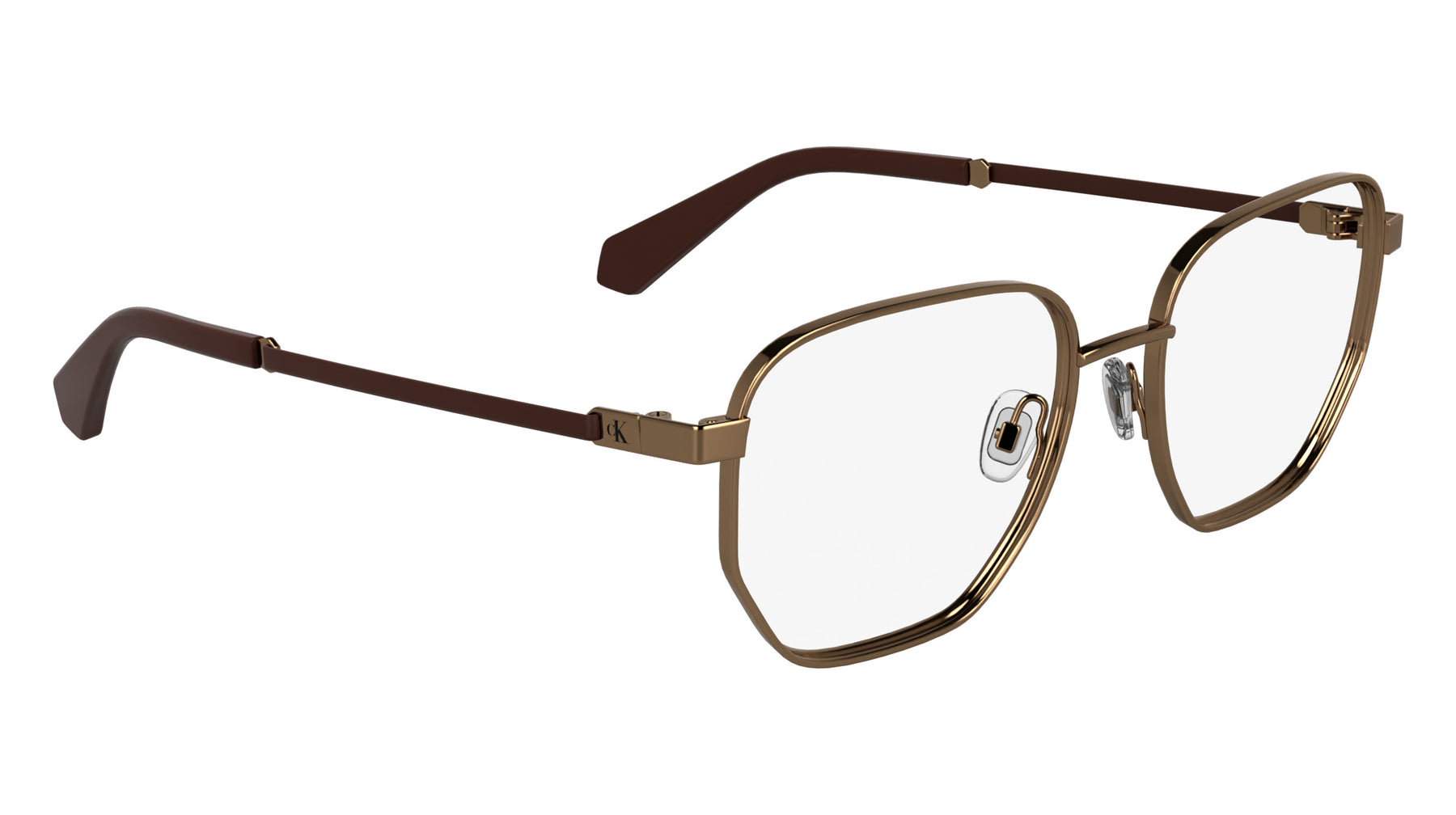 Hexagonal Calvin klein bronze