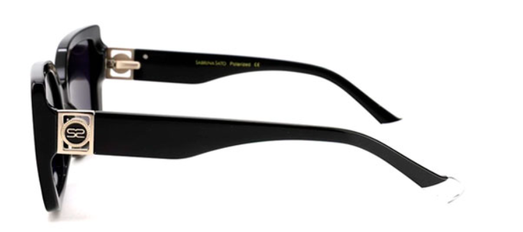 Óculos de sol preto Sabrina Sato